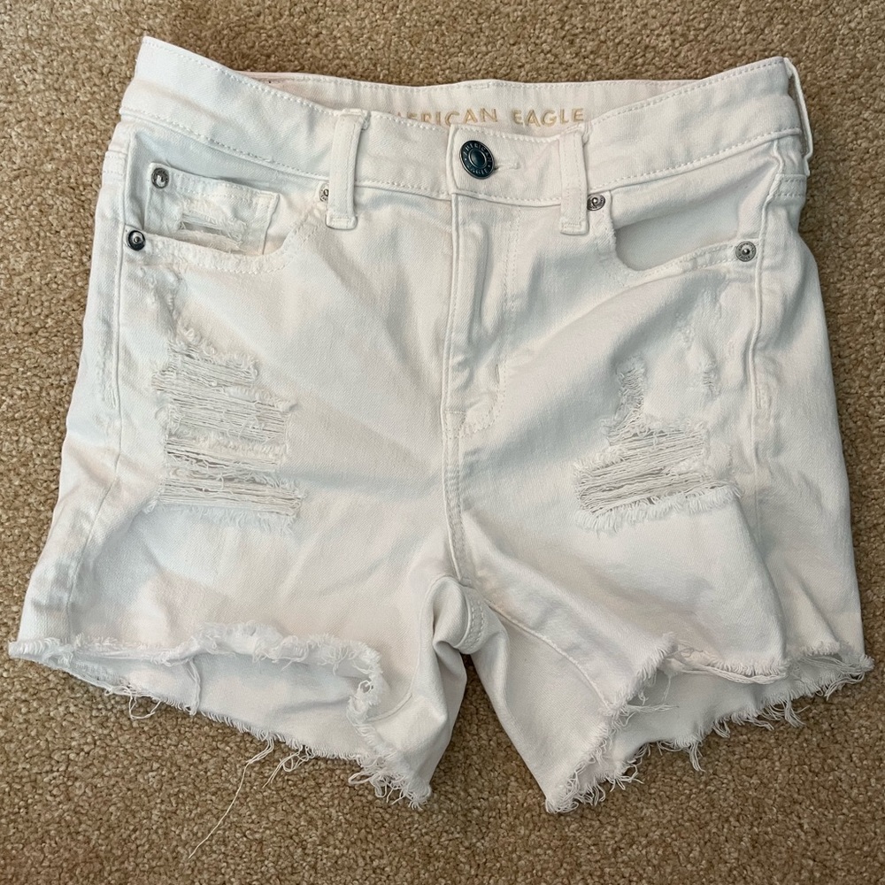 American Eagle Ripped Jean Shorts